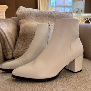 Madden Girl White Booties